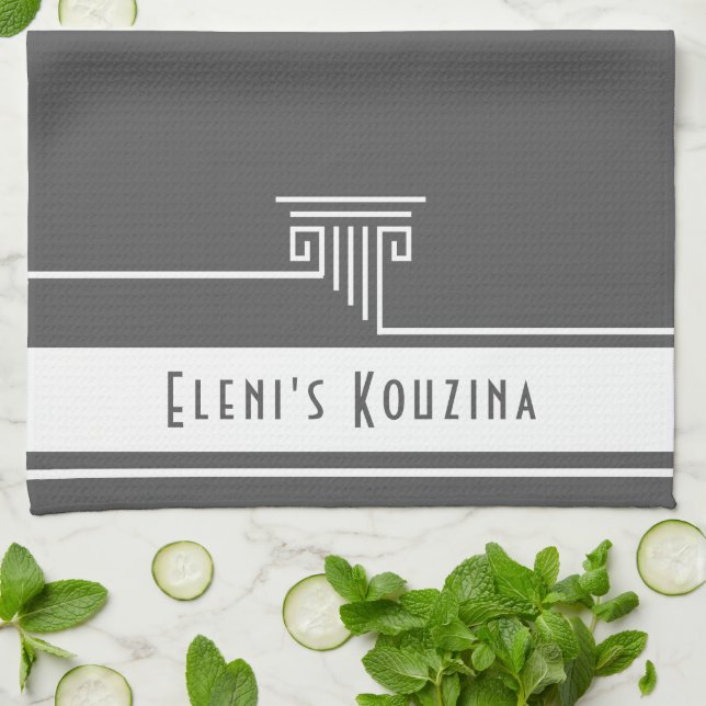 Moderne Maßstäbe Geschirrtuch (Gefaltet)