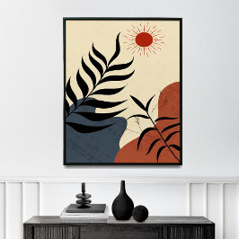 Moderne Mauer Sun Deko, Poster