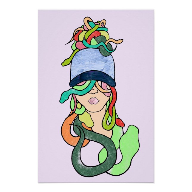 Moderne Medusa Poster (Vorderseite)