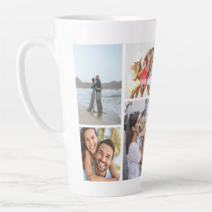 Moderne Mehrfach-Foto-Erinnerung Milchtasse