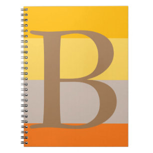 Moderne mehrfache Pastellfarben-Monogramm-Name-Ini Notizblock