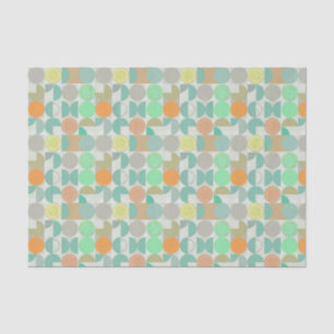 Moderne, mehrfarbige geometrische seidenpapier