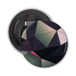 Moderne mehrfarbige Polygone Flaschenöffner