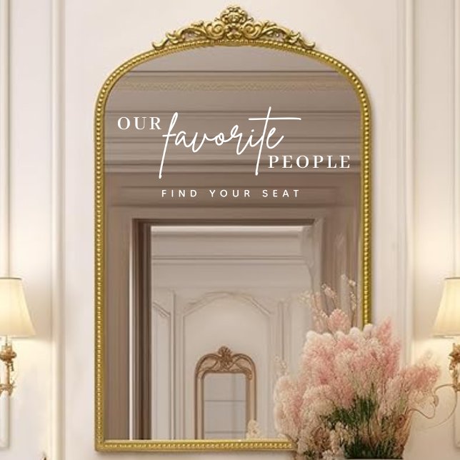 Moderne Menschen, die Mirror Decal hochheiraten Fensteraufkleber (Von Creator hochgeladen)