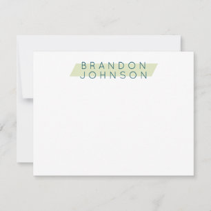 Moderne Mentoren Personalisiert Mitteilungskarte