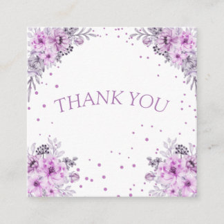 moderne merci rose mariage carte de remerciements