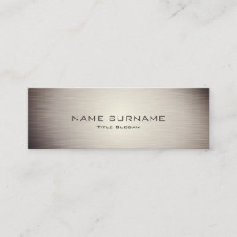 Moderne metallische BrownGold Art-MiniVisitenkarte Mini Visitenkarte