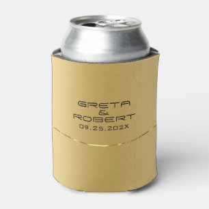 Moderne metallische Imitate aus Edelstahl Dosenkühler