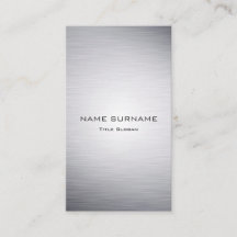 Moderne metallische silberne