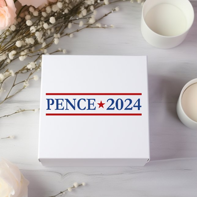 Moderne Mike Pence 2024 US-Präsident Rechteckiger Aufkleber (Von Creator hochgeladen)