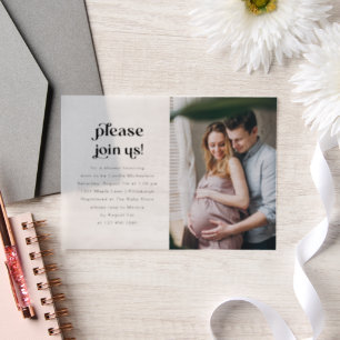 Moderne Minimal Baby Shower Foto