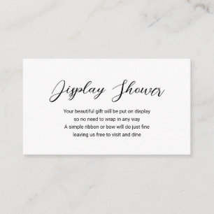 Moderne Minimal Display Dusche Einfache Babydusche Begleitkarte