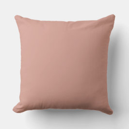 Moderne Minimal Dusty Pink Solid Color Kissen