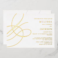 Moderne Minimal Elegante Hochzeit