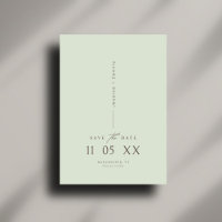 Moderne Minimal elegante Script-Szene Save the Dat
