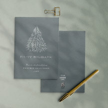 Moderne Minimal Happy Holidays Weihnachten