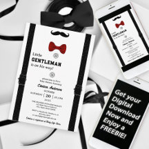 Moderne Minimal Kleine Gentleman Niedlich Babydusc
