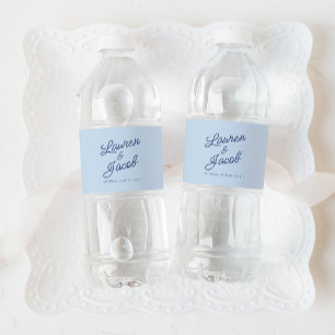 Moderne Minimal Minimalistische Blaue Hochzeit