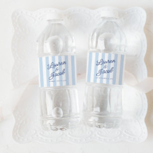 Moderne Minimal Minimalistische Blaue Streifen Hoc