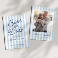 Moderne Minimal Minimalistische Blaue Streifen Hoc