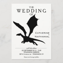 Moderne Minimal mittelalterliche Drachenhochzeit E