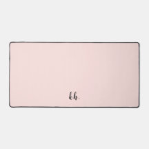 Moderne Minimal Pastel Pink Mit Monogramm Initiale