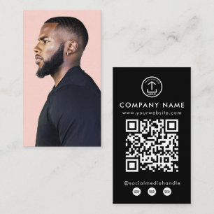 Moderne Minimal Professionelles Geschäft-Logo-Webs Visitenkarte