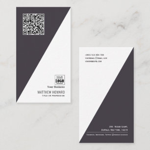 Moderne Minimal QR-Logos soziale Medien Unternehme Visitenkarte