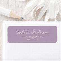 Moderne Minimal Typografie Lässig Script Plum