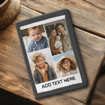 Moderne Minimal White 4 Foto Collage Trifold Geldbörse<br><div class="desc">Ein modernes Design mit dem Foto Raster macht dies zu einem einfachen Design. Eine einzigartige Möglichkeit,  Erinnerungen zu erfassen und mit Freunden und Familie zu teilen.</div>