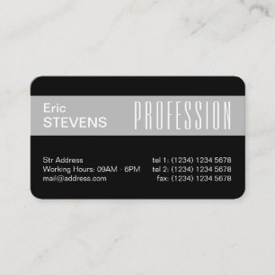 Moderne minimale berufliche Abdeckung des grauen Visitenkarte