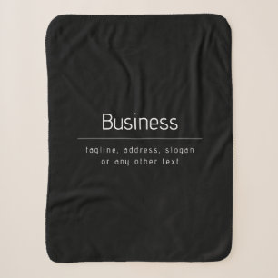 Moderne minimale Firmennamen und andere Informatio Sherpadecke