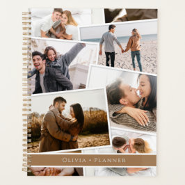 Moderne minimale Foto-Collage elegant Planer