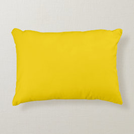 Moderne minimale gelbe Farbe Dekokissen
