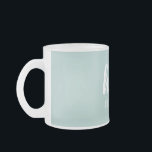 Moderne minimale Grün und Weiß Hallo und Sie nenne Mattglastasse<br><div class="desc">Moderne minimale Grün und Weiß Hallo und Sie nennen</div>