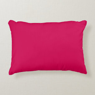 Moderne, minimale, heiß rosa Farbe Dekokissen