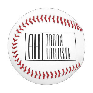 Moderne Minimale Initialen und Logo-Namen Baseball