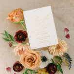 Moderne Minimale Kalligrafie-Hochzeit rettet das D Folieneinladung<br><div class="desc">Mit dieser zeitlosen Save the Date-Karte mit eleganter Kalligraphie und Klassik präsentieren Sie die guten Neuigkeiten stilvoll. Auf der Rückseite finden Sie mehr Platz für weitere Details,  die Sie Ihren Gästen zur Verfügung stellen möchten.</div>