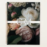Moderne minimale Monogramm-Blume Planer<br><div class="desc">Modern, minimalistisch, monogram, Blume Planner, schönes Weihnachtsgeschenk für Ihre Familie & Freunde. Oder für Sie, in einem glücklichen neuen Jahr zu beginnen!</div>