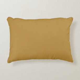 Moderne minimale Mustard Gold Solid Color Dekokissen