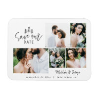 moderne minimale rustikale Hochzeit mit mehreren F