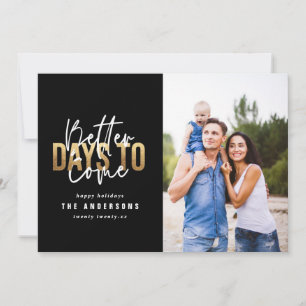 Moderne minimale Typografie Chic Gold Weihnachten