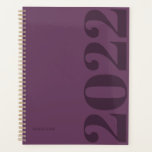 Moderne Minimale Typografie Lila 2022 Jahr Planer<br><div class="desc">Moderne Minimal Typografie Lila 2022 Jahresplaner mit Ihrem Wunschnamen.</div>