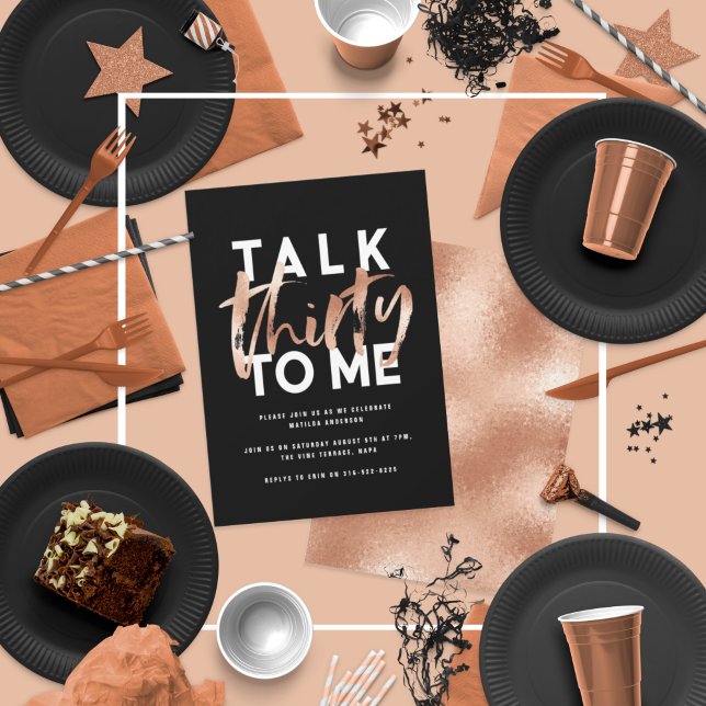 Moderne minimale Typografie mädchenhafte Rose Gold (Von Creator hochgeladen)