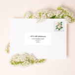 Moderne Minimalismus Hochzeitsgast-Adressetiketten Aufkleber<br><div class="desc">Moderne Minimalismus Hochzeitsgast-Adressetiketten</div>