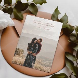 Moderne minimalist Mix-and-Match-Fotografie in vol Save The Date