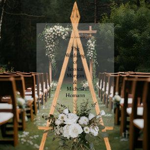 Moderne minimaliste Accueil simple Mariage