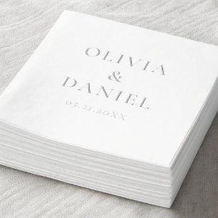 Moderne minimaliste Mariage simple