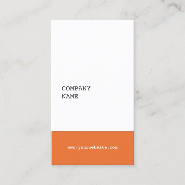 Moderne Minimalistisch Consultant Business Card -  Visitenkarte (Vorderseite)