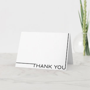 Moderne Minimalistisch Dankeschön-Karte (eingeklap Dankeskarte
